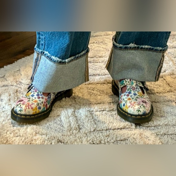 Dr. Martens 8065 Wanderlust Double strap Floral Mary Janes - Picture 8 of 16